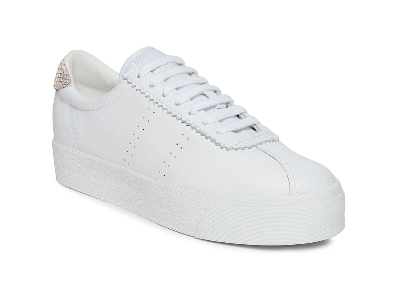 Superga Plataforma Mujer Blancas - 2854 Club 3 Leasnakew - 204173XJV